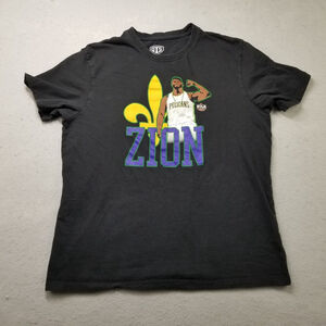 New Orleans Pelicans T-Shirt Mens Size M Black Zion Williamson OTS NBA